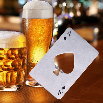 N1- Bottle Opener , Credit Card Size Stainless Steel Bottle Openers High Quality Thick Stainless Steel