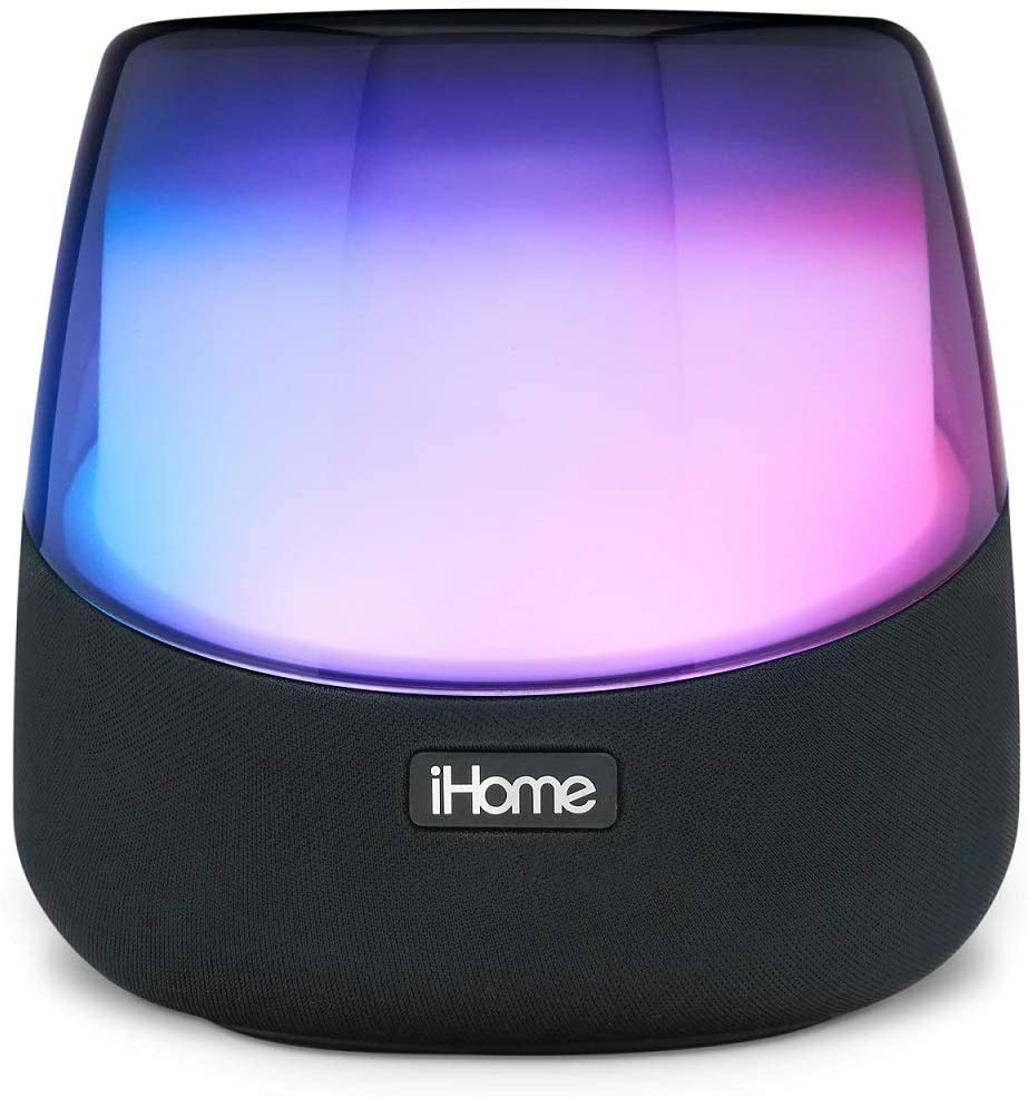 iHome iBTW750 Color Changing Bluetooth Speaker with Passive Subwoofer