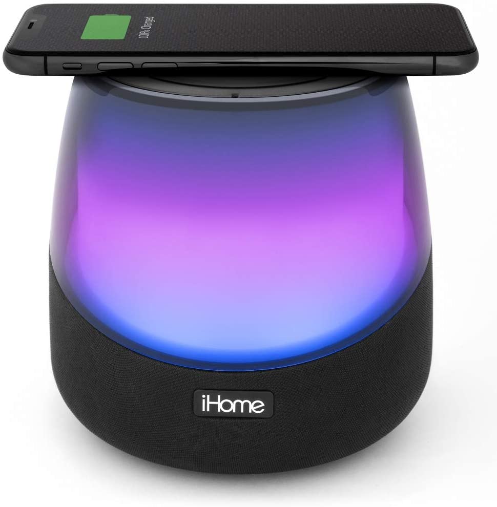 iHome iBTW750 Color Changing Bluetooth Speaker with Passive Subwoofer