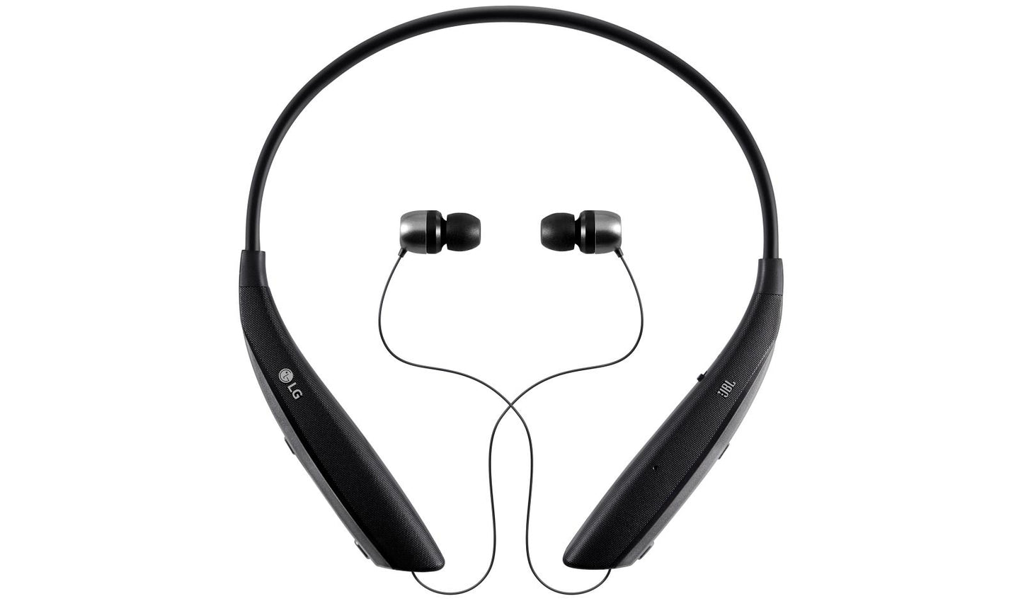 LG HBS-820 Tone ULTRA + Wireless Stereo Headset(With external speaker)