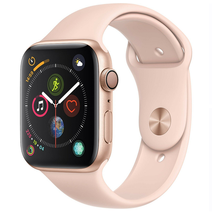 Apple Watch Series 4 (GPS) 44mm / 40mm Space Gray 16GB Aluminum Case with Black Sport Band - WiFi GPS