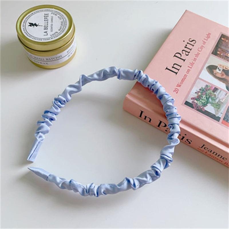 N1 Wrinkled Hairband Casual Design Women's Hair Hoop Headband,  Hair Accessories