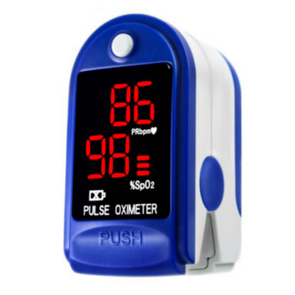 Finger Pulse Oximeter Blood Oxygen Saturation SpO2 Heart Rate O2 Monitor CE - LED